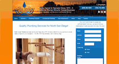 Desktop Screenshot of northcountyplumbing.com
